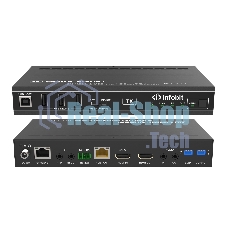Удлинитель сигнала HDMI, USB Infobit iTrans E90U8K разрешение 8К/30, USB 2.0 до 90 метров, eARC