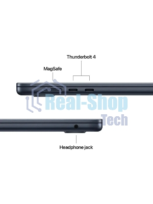 Ноутбук Apple Macbook Air 15 - M4/10C-10C/16Gb/512Gb/Midnight MW1M3LL/A