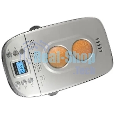 Хлебопечка Centek CT-1415 (черн/сталь) 1500 г БОЛЬШОЙ ОБЪЕМ, 860 Вт, 15 программ, таймер, LCD, окошко