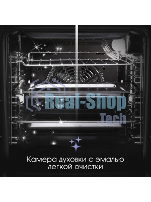 Духовой шкаф электрический встраиваемый Zigmund & Shtain E 145 S нержавеющая сталь