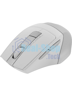 Мышь беспроводная A4Tech Fstyler FG35 серебристый/белый, 2000 dpi, радиоканал, USB, кнопки - 6