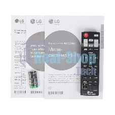 Мини-аудиосистема LG CJ44 черный 480Вт FM USB BT