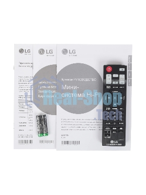 Мини-аудиосистема LG CJ44 черный 480Вт FM USB BT