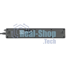 Бытовой удлинитель PowerCube, 4 р с/з вык.,3USB, 3500 Вт, 16А, 1.9 м, 3x1,0 черный PC-7B-2M