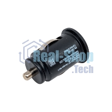 Автомобильное зарядное устройство Qumo Energy light (Charger 0034), 2USB, 2А, черный