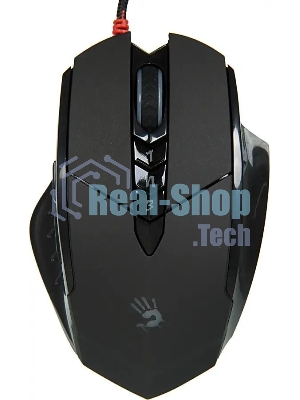 Мышь проводная A4Tech Bloody V7 черный, 3200 dpi, USB Type-A, кнопки - 8
