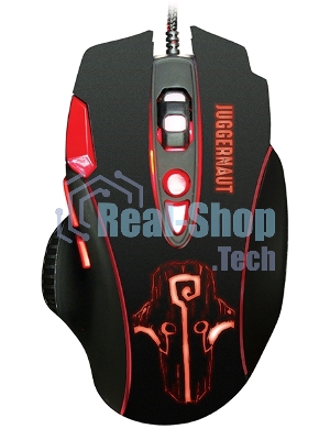 Мышь проводная Qumo PRO Series Juggernaut M84 черный, 6400 dpi, USB, кнопки - 8
