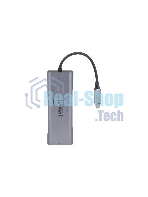 USB-концентратор Dahua TC38, USB Type-C, USB 3.0 + HDMI + RJ45 + SD/TF + PD Docking Station, USB