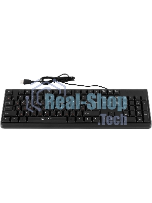 Клавиатура Oklick 100M HW3 проводная, USB Type-A, чёрный