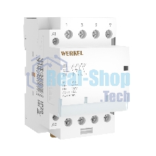 Контактор модульный WERKEL 40 A 4NO (3 мод.) W943M40O