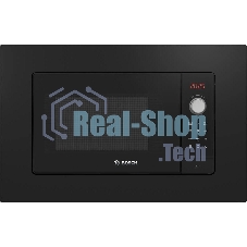 Встраиваемая микроволновая печь Bosch BEL653MB3 черный, 25 л, 800 Вт, переключатели - поворотный механизм/сенсор