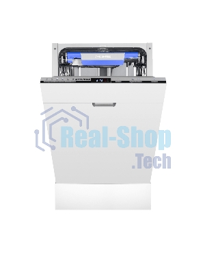 Посудомоечная машина Maunfeld MLP45230 Light Beam Inverter Wi-Fi, нержавеющая сталь, 44.8 см, 10 компл., 47 дБ, класс A+++