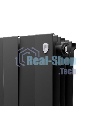Радиатор биметаллический Royal Thermo PianoForte 300 черный - 8 секц.