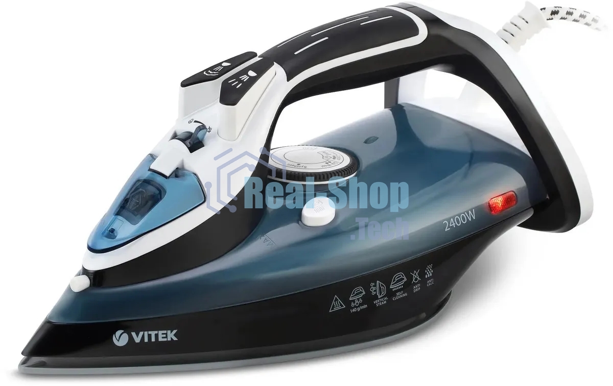 Утюг Vitek VT-8304 2400 Вт черный/белый/синий