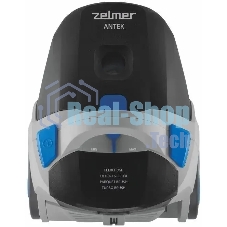 Пылесос Zelmer ZVC03506B черный/синий, 900 Вт, уборка сухая, пылесборник мешок 3.5 л