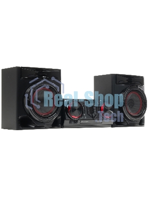 Мини-аудиосистема LG CJ44 черный 480Вт FM USB BT