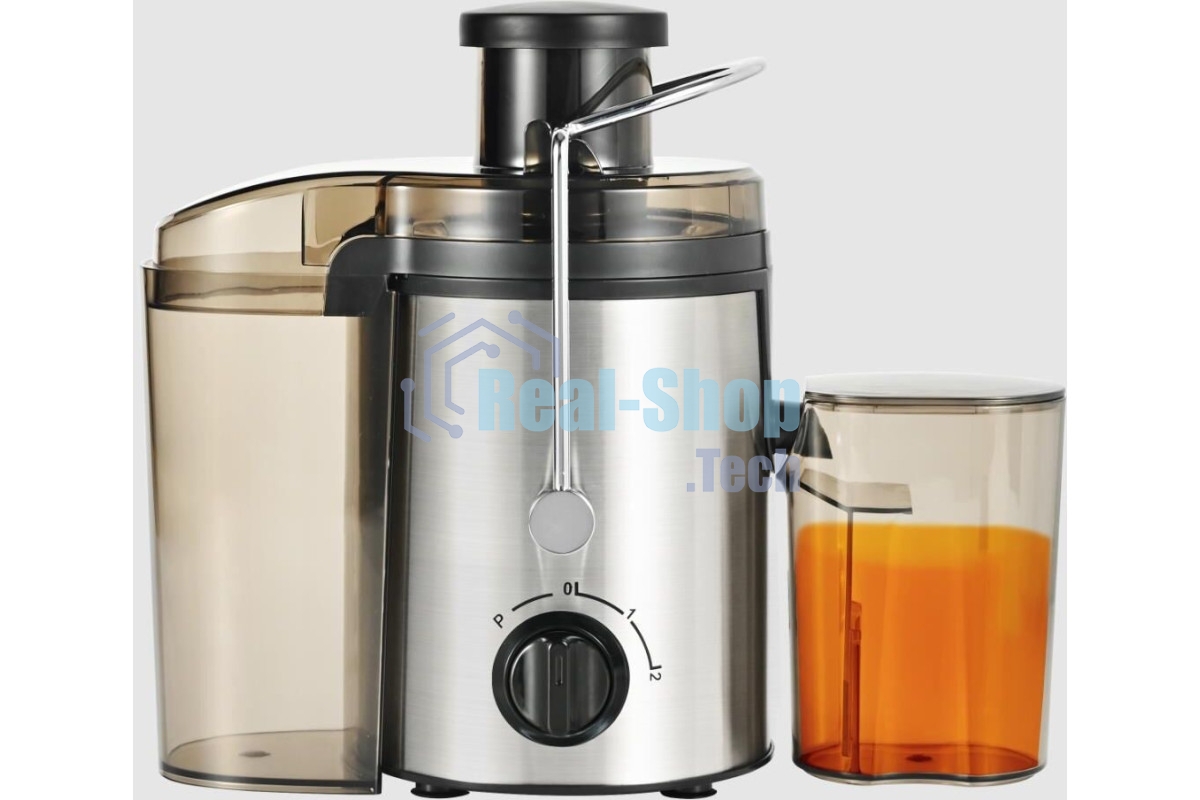 Соковыжималка Kelli KL-5094 серебристый, центробежная, 1400 Вт, 600 мл, механическое