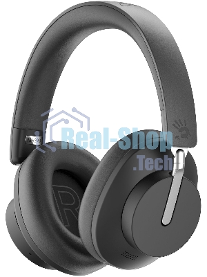 Беспроводные/проводные наушники A4Tech Bloody MH390 черный, накладные, Bluetooth + проводной