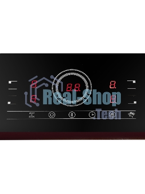 Электрическая варочная панель DeLonghi VITTORIO 2E1F CR Hi Light, независимая, черный