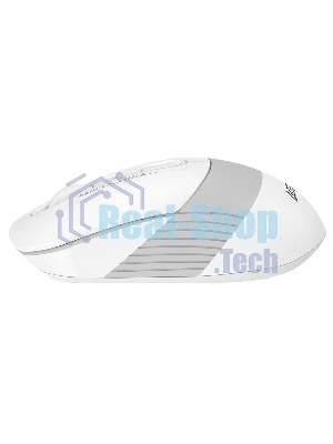 Мышь беспроводная A4Tech Fstyler FB10C белый/серый, 2000 dpi, радиоканал, Bluetooth, USB, кнопки - 4