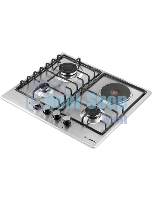 Комбинированная варочная панель (электрическая+газовая) Maunfeld EEHS.64.3CS/KG