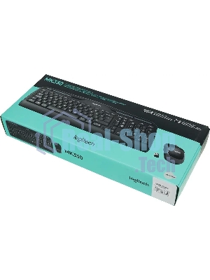 Комплект клавиатура + мышь Logitech MK330 клав:черный мышь:черный USB беспроводная Multimedia