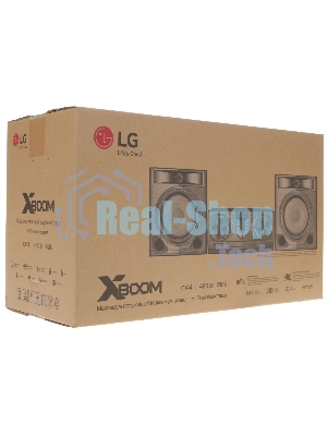 Мини-аудиосистема LG CJ44 черный 480Вт FM USB BT