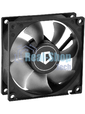 Вентилятор для корпуса ID-Cooling NO-8025-SD черный, 80 мм, 2000 об/мин, 21 дБ, 3 pin