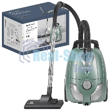 Пылесос Eurostek EVC-3016 мятный, 450/2600 Вт, уборка сухая, пылесборник мешок 3 л
