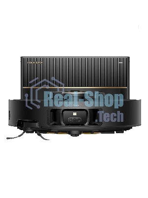 Робот-пылесос Dreame X50 Master черный, 6400 мАч Li-Ion, уборка влажная/сухая, пылесборник контейнер 0.395 л