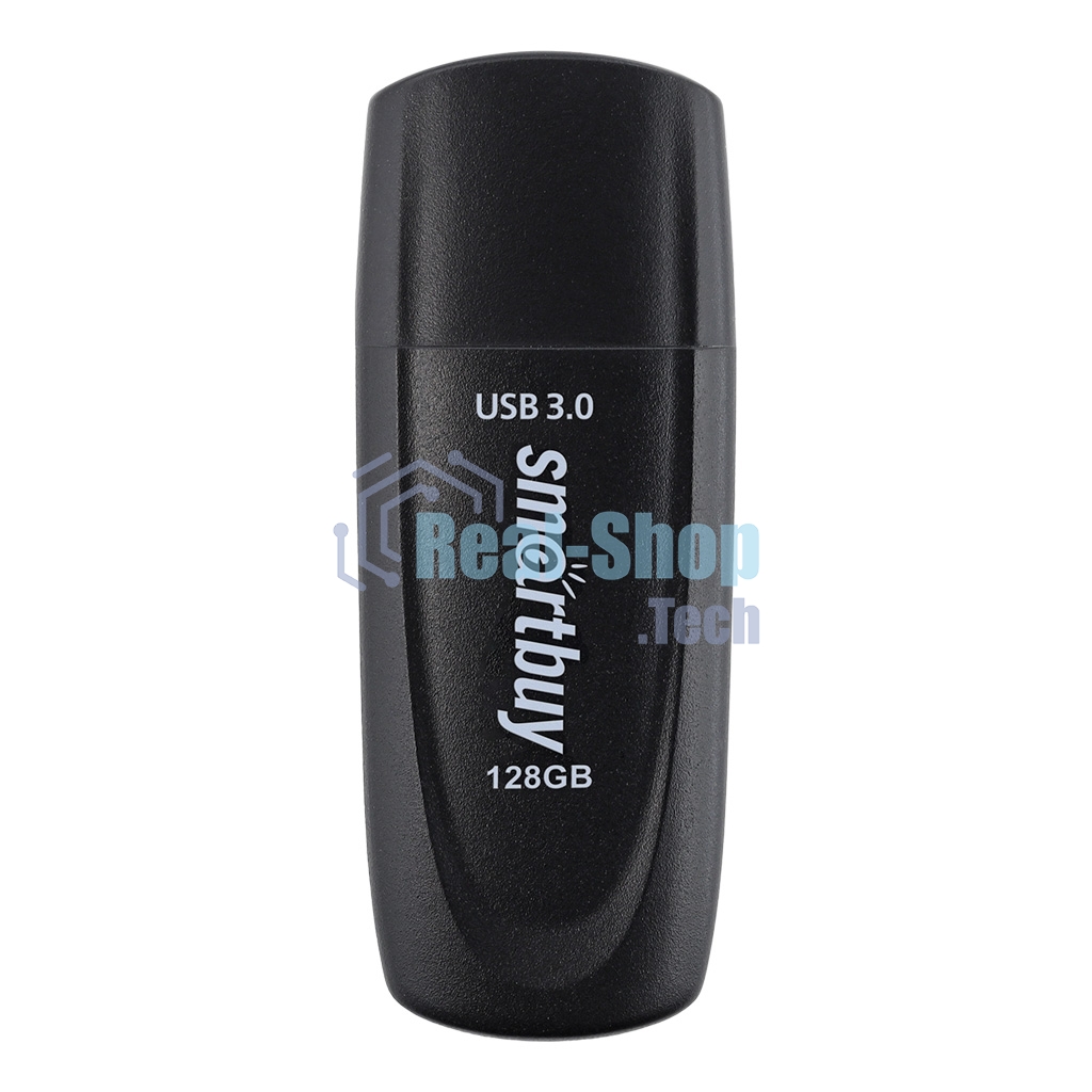 Флешка USB Smartbuy Scout black (SB128GB3SCK), 128Gb, USB 3.0, R/W 100/40, черный