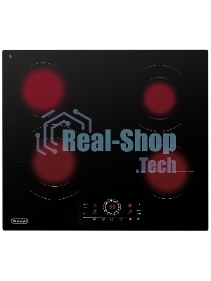 Электрическая варочная панель DeLonghi VITTORIO 2E1F CR Hi Light, независимая, черный