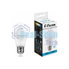 Лампа светодиодная Feron LB-92 10W 230V E27 6400K A60