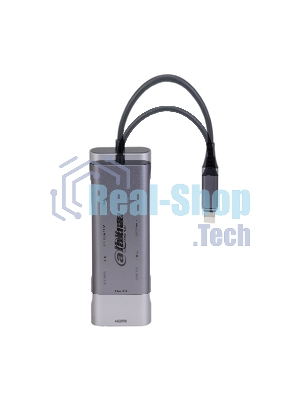USB-концентратор Dahua TC37, USB Type-C, USB 3.0 + HDMI + SD/TF + PD Docking Station, USB