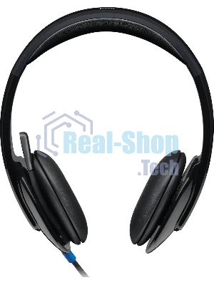 Гарнитура Logitech USB Headset H540 чёрный, проводная, USB