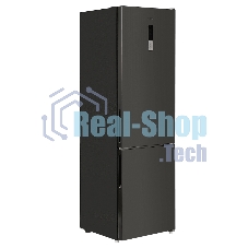 Холодильник Maunfeld MFF200NFSB10 Inverter черный двухкамерный 257/94л морозилка снизу, No Frost
