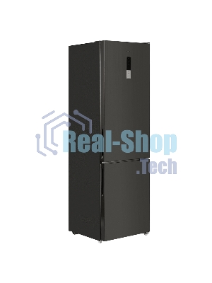 Холодильник Maunfeld MFF200NFSB10 Inverter черный двухкамерный 257/94л морозилка снизу, No Frost