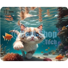 Коврик для мыши Cactus Fish Cat 300x250x3мм (CS-MPC-D15M)