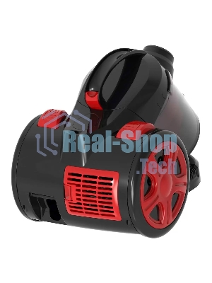 Пылесос Blackton Bt VC1802B серый/красный, 350 Вт, сухая уборка, пылесборник контейнер 2 л