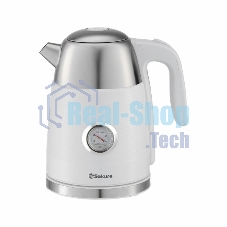 Чайник электрический Sakura SA-2178W Premium белый, 1.7 л, 2200 Вт