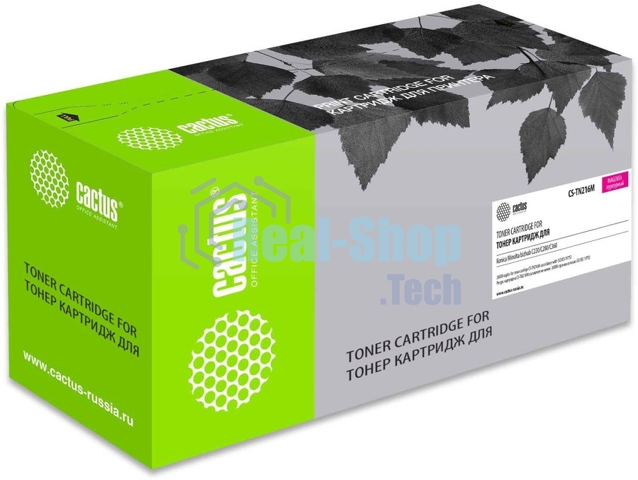 Картридж лазерный Cactus CS-TN216M пурпурный (26000 стр.) для Konica Minolta bizhub C220/C280/C360