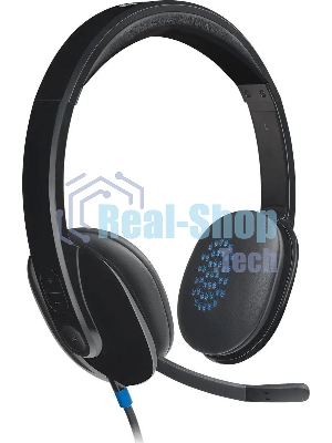Гарнитура Logitech USB Headset H540 чёрный, проводная, USB