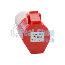 Розетка кабельная 224 32А 380AC 3P+PE 6ч IP44 КЭАЗ 222752