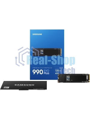 Накопитель SSD Samsung 990 EVO Plus, 4 ТБ, M.2 2280, PCIe 4.0 x4, NVMe 2.0, R/W 7250/6300