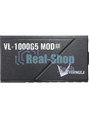 Блок питания Aerocool/Formula ATX 1000W VL-1000G5 MOD Gen5 RTL, 1000Вт, 80 PLUS Gold, 140мм, модульный, черный и серый