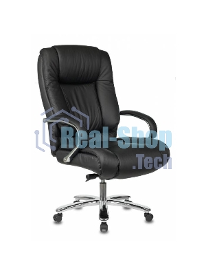 Кресло Бюрократ T-9925SL/BLACK черный, кожа