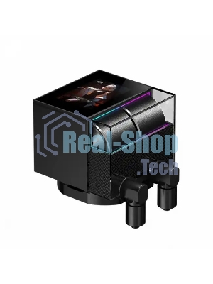 Система охлаждения Water Cooling System PCCooler DS360 Display BK (310W, 360мм, LED, Black, ARGb Pump/Fans: 3x120мм, 90.56CFM, 39.8dBA, 2500RPM/Pump height 65мм, 15dBA, 2600RPM, Rad thickness 27мм/S: 1851, 1700, 1200, 115X, AM5, AM4)