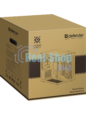 Компьютерный корпус Defender NovaCube черный,mATX,3fan,switchM/BSynс
