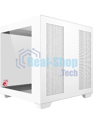 Компьютерный корпус Bloody CC-121 белый без БП mATX 7x120мм 1xUSB2.0 1xUSB3.0 audio
