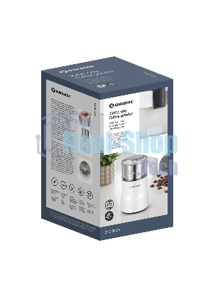Кофемолка Eurostek ECG-9003 350 Вт, 50 гр, белый